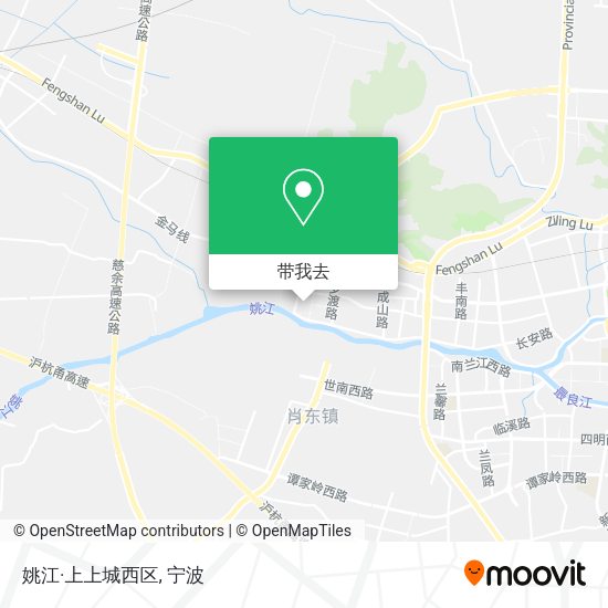 姚江·上上城西区地图