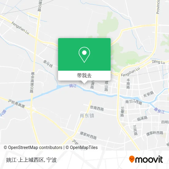姚江·上上城西区地图