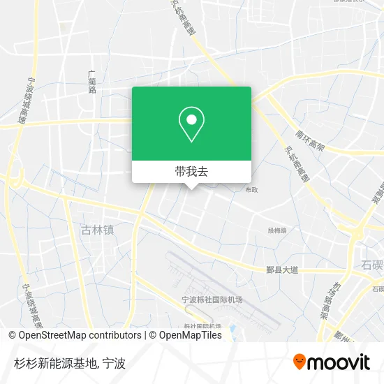 杉杉新能源基地地图