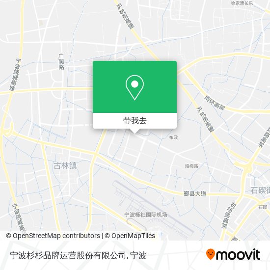 宁波杉杉品牌运营股份有限公司地图
