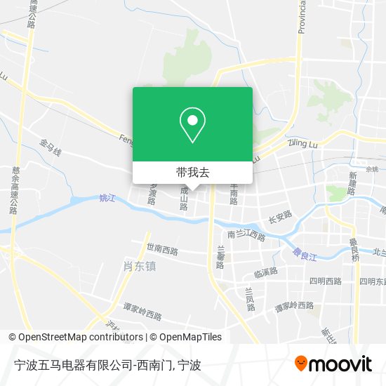 宁波五马电器有限公司-西南门地图