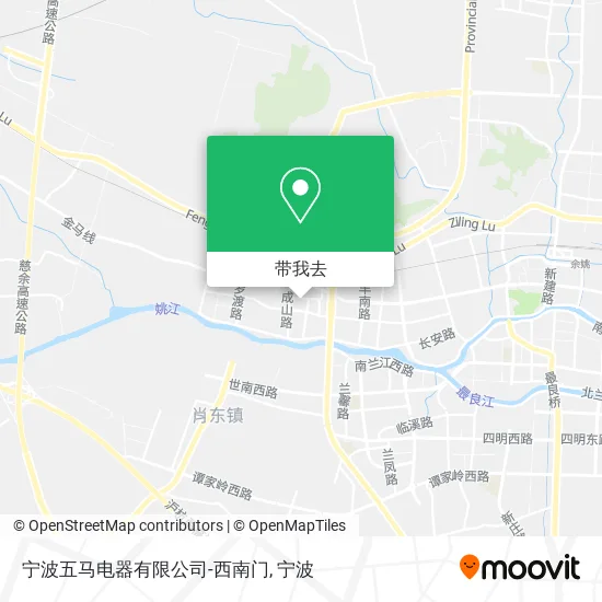 宁波五马电器有限公司-西南门地图