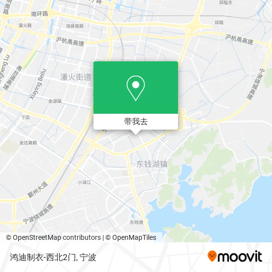 鸿迪制衣-西北2门地图