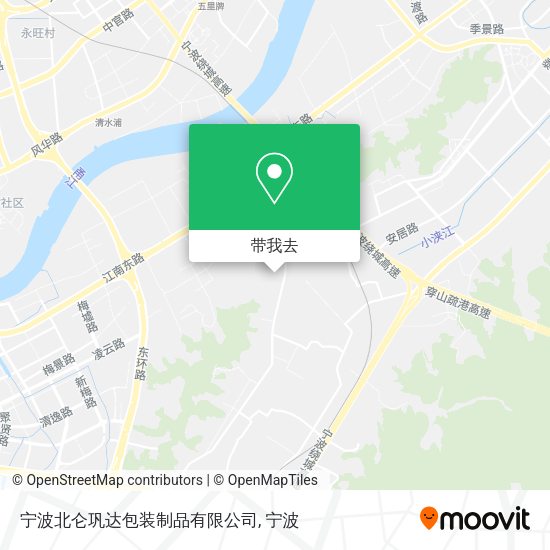 宁波北仑巩达包装制品有限公司地图