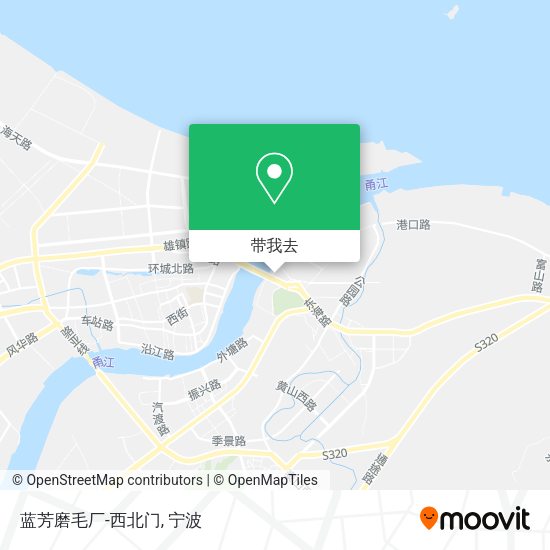 蓝芳磨毛厂-西北门地图