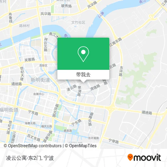 凌云公寓-东2门地图
