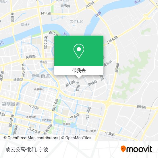 凌云公寓-北门地图