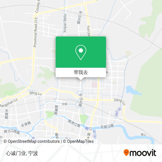 心诚门业地图