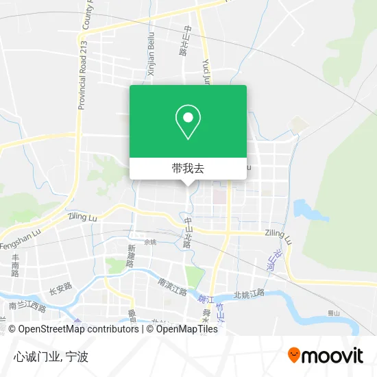 心诚门业地图