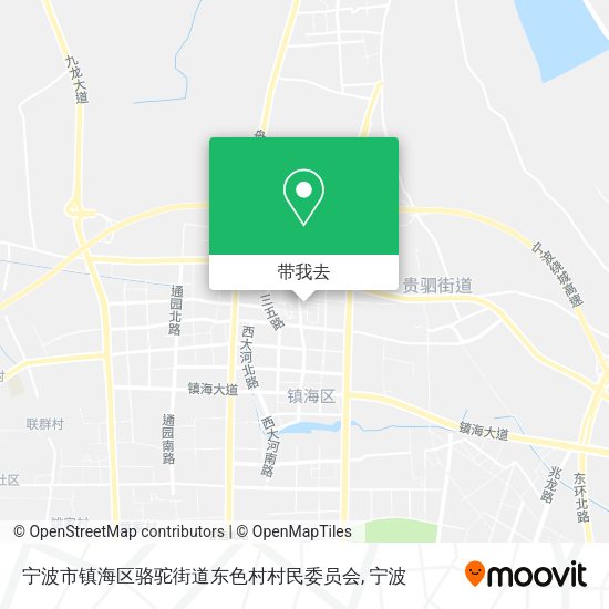 宁波市镇海区骆驼街道东色村村民委员会地图