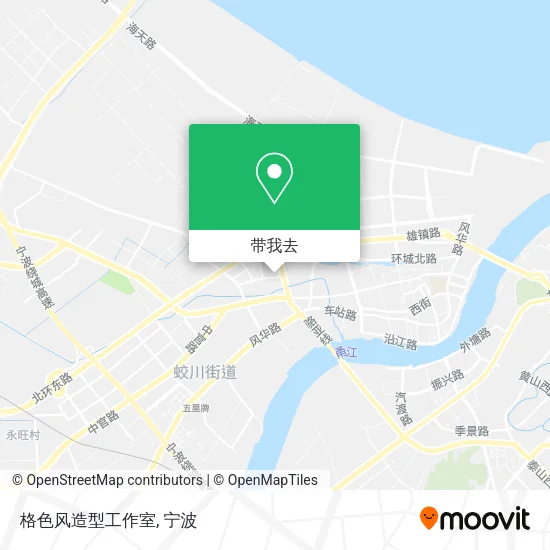 格色风造型工作室地图