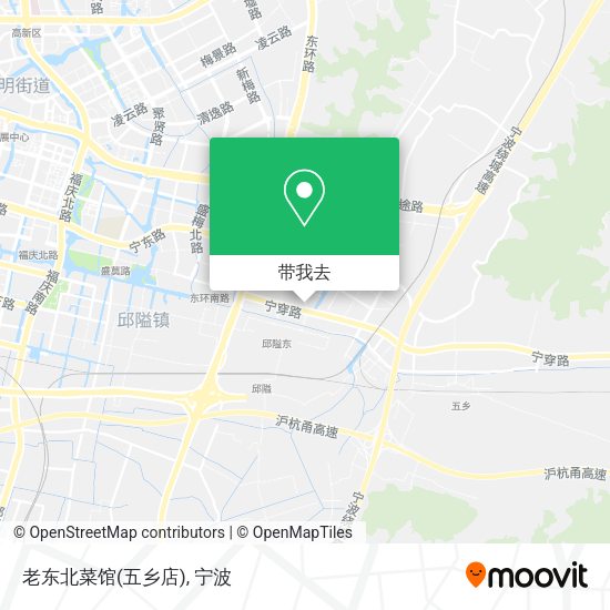 老东北菜馆(五乡店)地图
