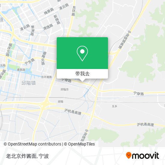老北京炸酱面地图