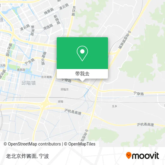 老北京炸酱面地图