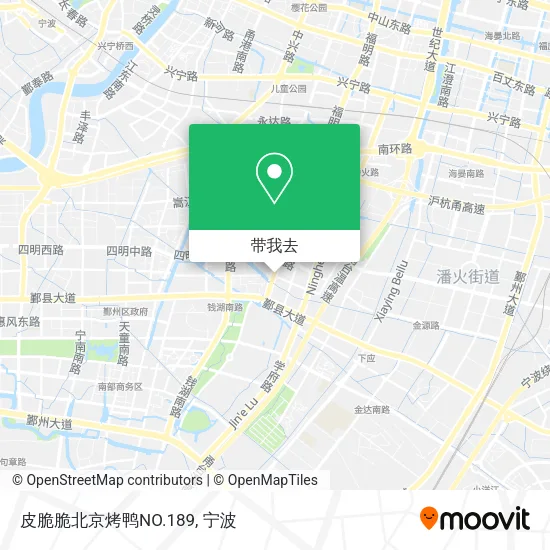 皮脆脆北京烤鸭NO.189地图