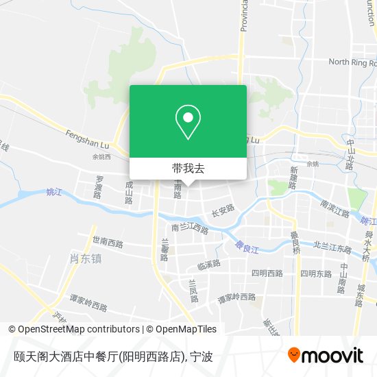 颐天阁大酒店中餐厅(阳明西路店)地图
