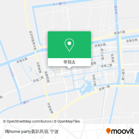 嗨home party轰趴民宿地图