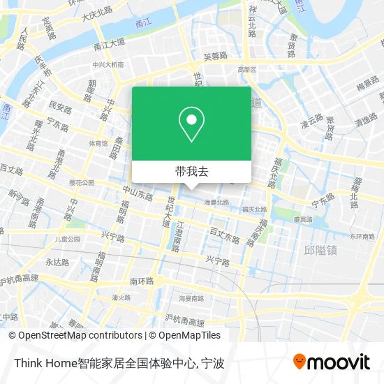 Think Home智能家居全国体验中心地图