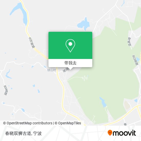 春晓双狮古道地图