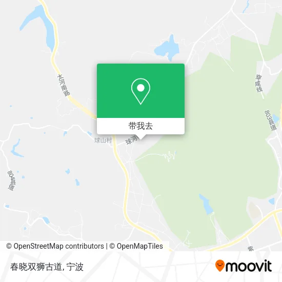 春晓双狮古道地图