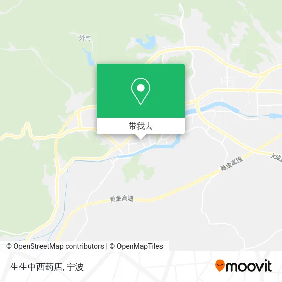 生生中西药店地图