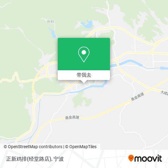 正新鸡排(经堂路店)地图