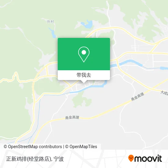正新鸡排(经堂路店)地图
