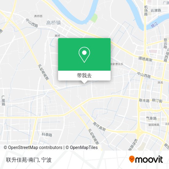 联升佳苑-南门地图
