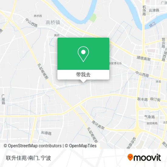 联升佳苑-南门地图