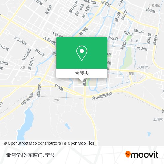 泰河学校-东南门地图