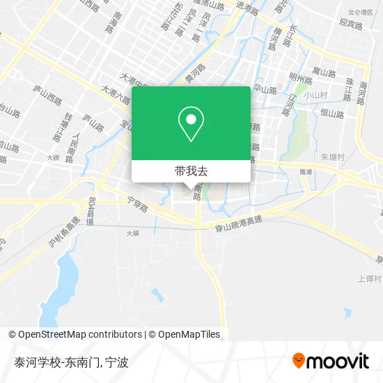 泰河学校-东南门地图