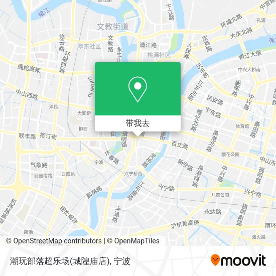 潮玩部落超乐场(城隍庙店)地图