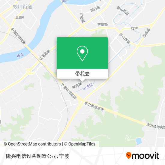 隆兴电信设备制造公司地图