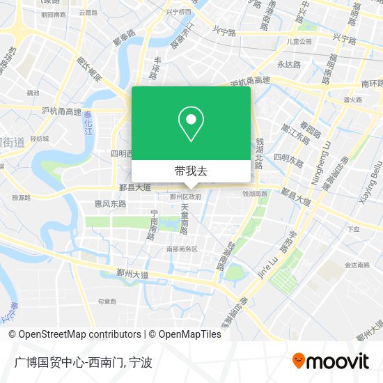 广博国贸中心-西南门地图
