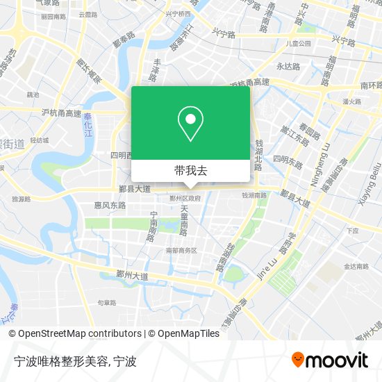 宁波唯格整形美容地图