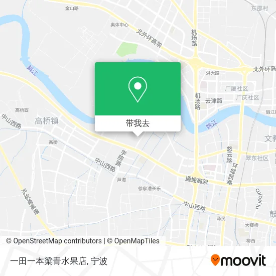 一田一本梁青水果店地图