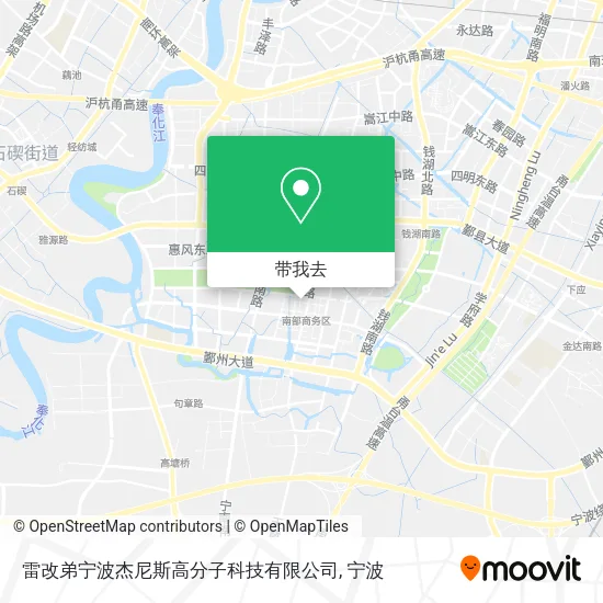 雷改弟宁波杰尼斯高分子科技有限公司地图