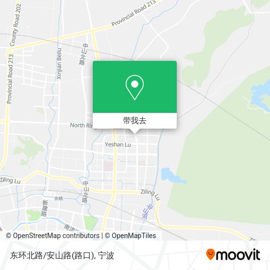 东环北路/安山路(路口)地图