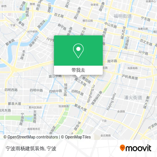 宁波雨杨建筑装饰地图