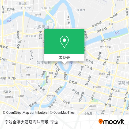 宁波金港大酒店海味商场地图