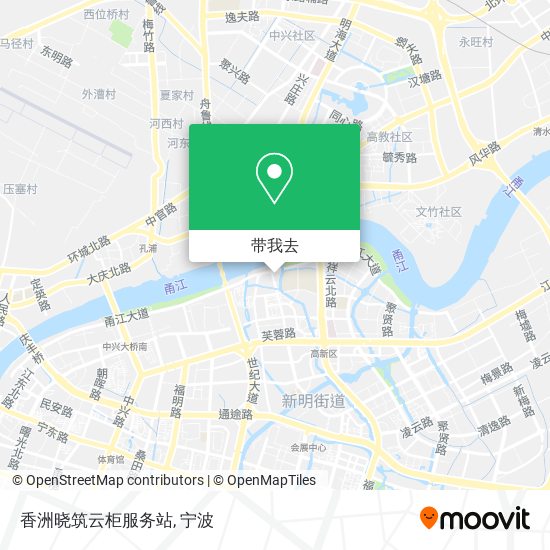 香洲晓筑云柜服务站地图