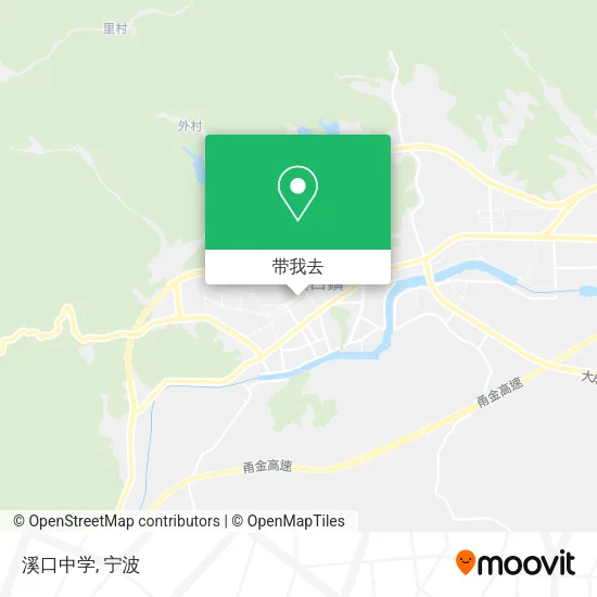 溪口中学地图