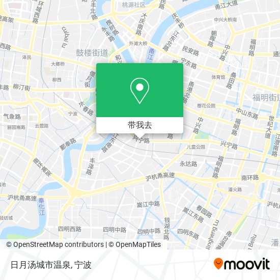 日月汤城市温泉地图