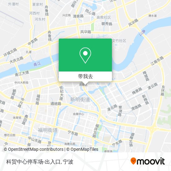 科贸中心停车场-出入口地图