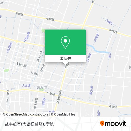 益丰超市(周塘横路店)地图