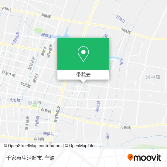 千家惠生活超市地图