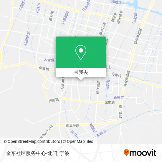 金东社区服务中心-北门地图
