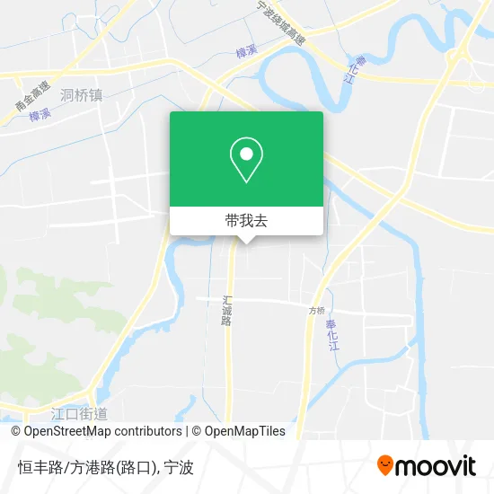 恒丰路/方港路(路口)地图