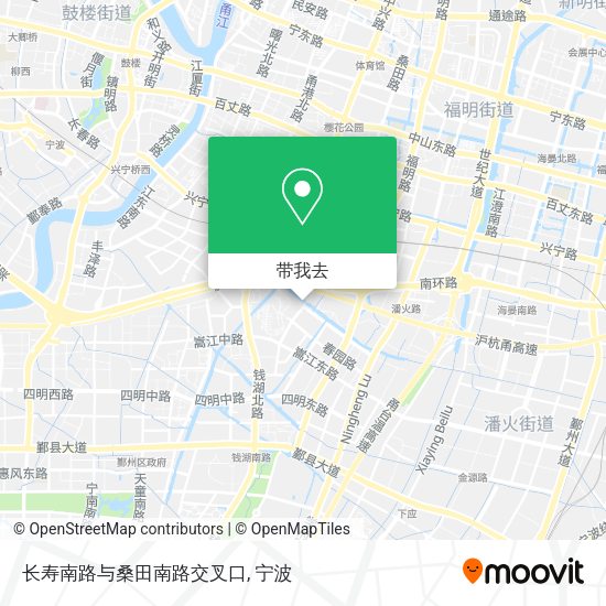 长寿南路与桑田南路交叉口地图