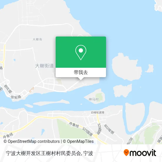 宁波大榭开发区王榭村村民委员会地图